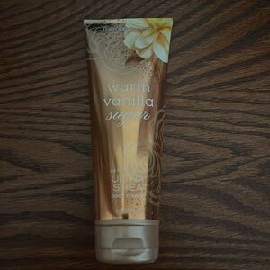 Bath & Body Works Warm Vanilla Sugar Ultra Shea Body Cream - Gold & Cream